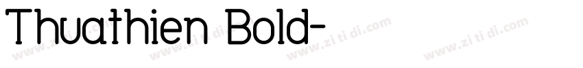 Thuathien Bold字体转换